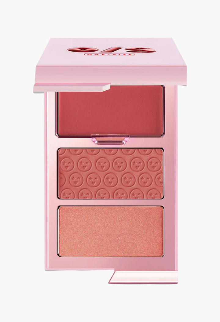 Cheek Clapper 3D Blush Trio Palette - GLAM MODA