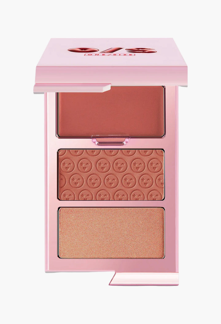 Cheek Clapper 3D Blush Trio Palette - GLAM MODA