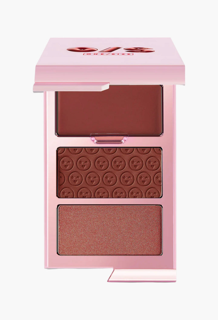 Cheek Clapper 3D Blush Trio Palette - GLAM MODA