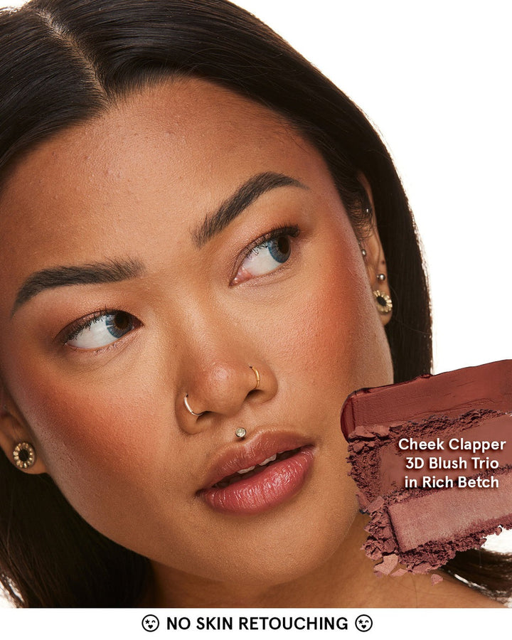 Cheek Clapper 3D Blush Trio Palette - GLAM MODA