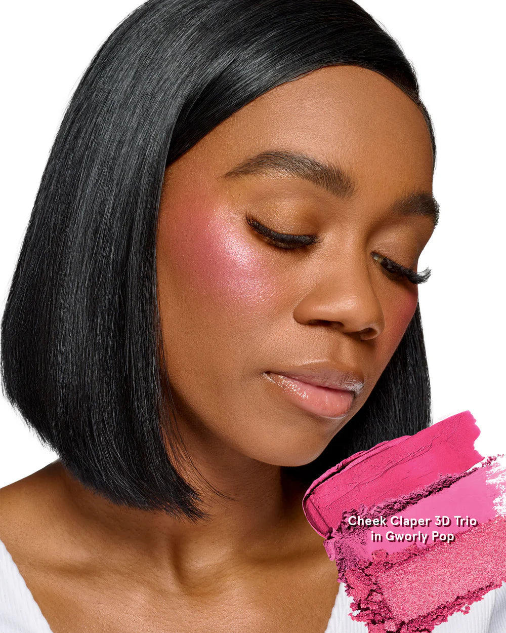 Cheek Clapper 3D Blush Trio Palette - GLAM MODA