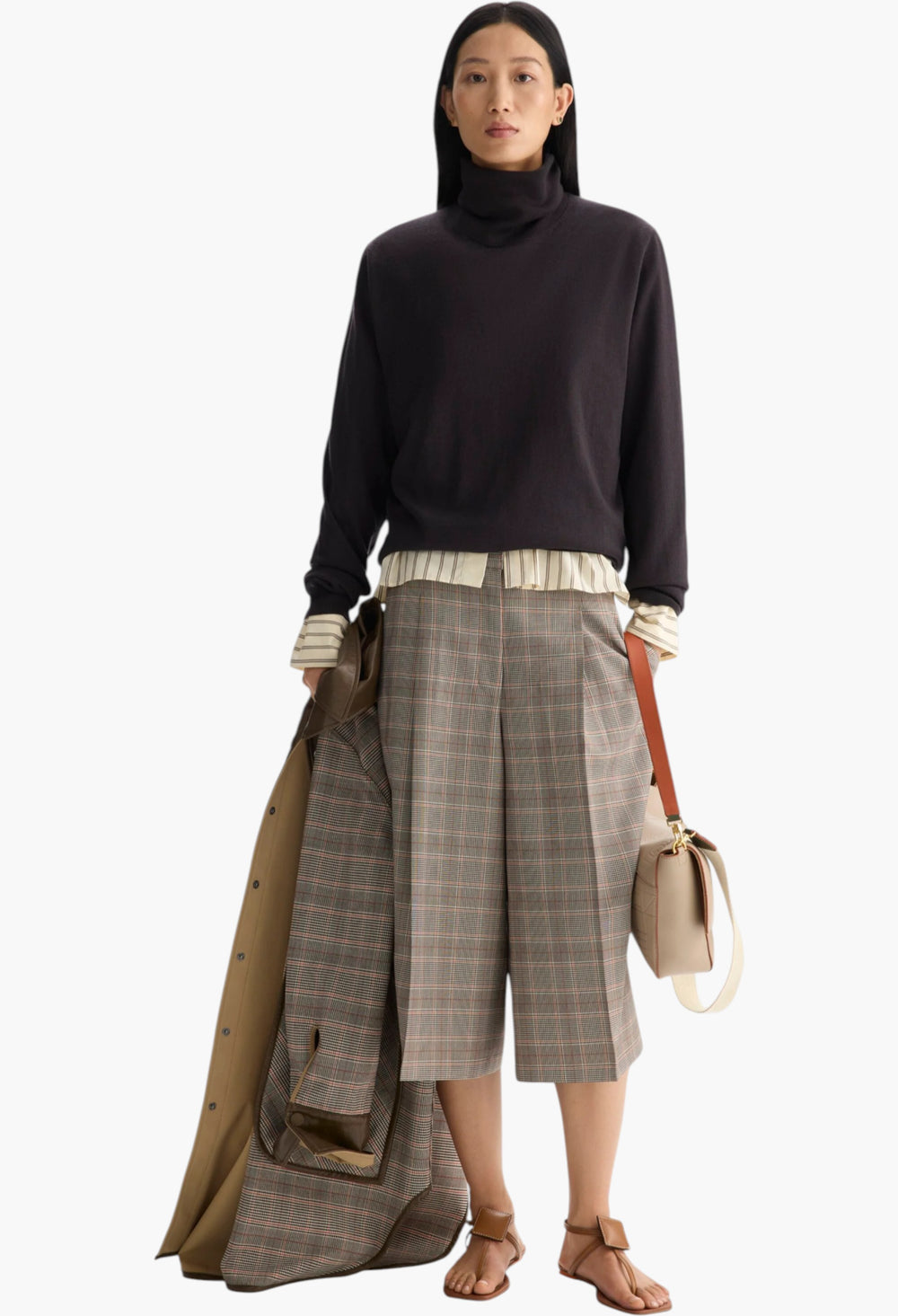 Chequered Bermuda Shorts - GLAM MODA