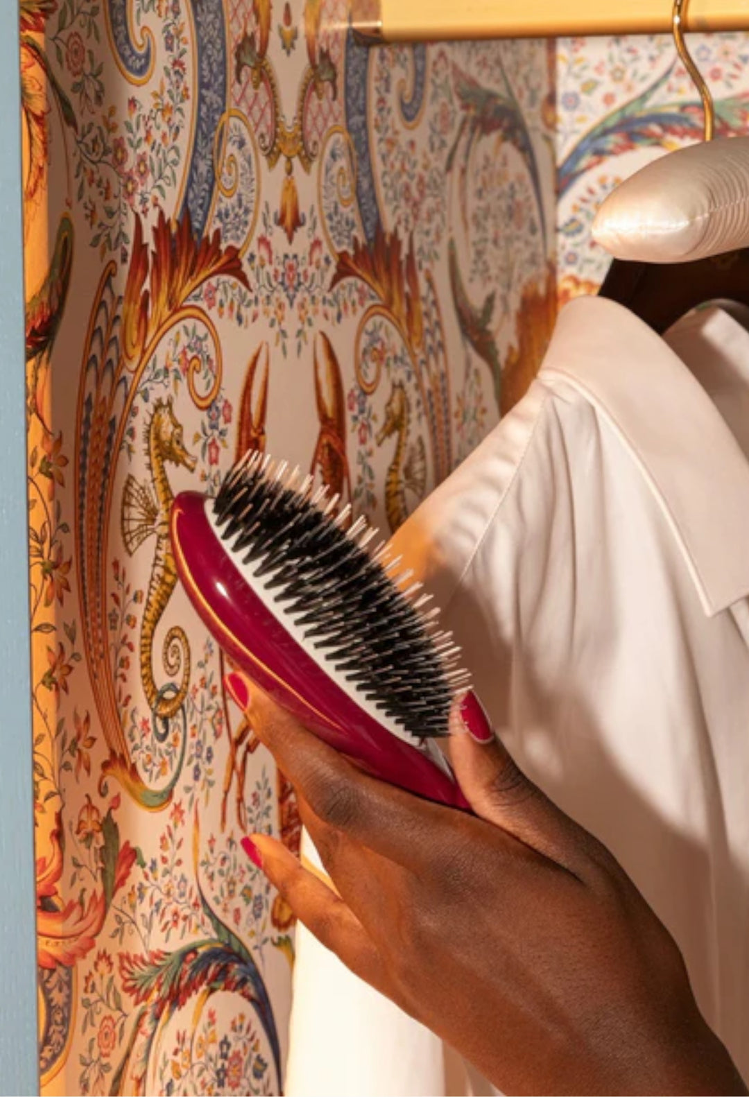 Cherry Red - The Essential Detangling & Care Brush - GLAM MODA