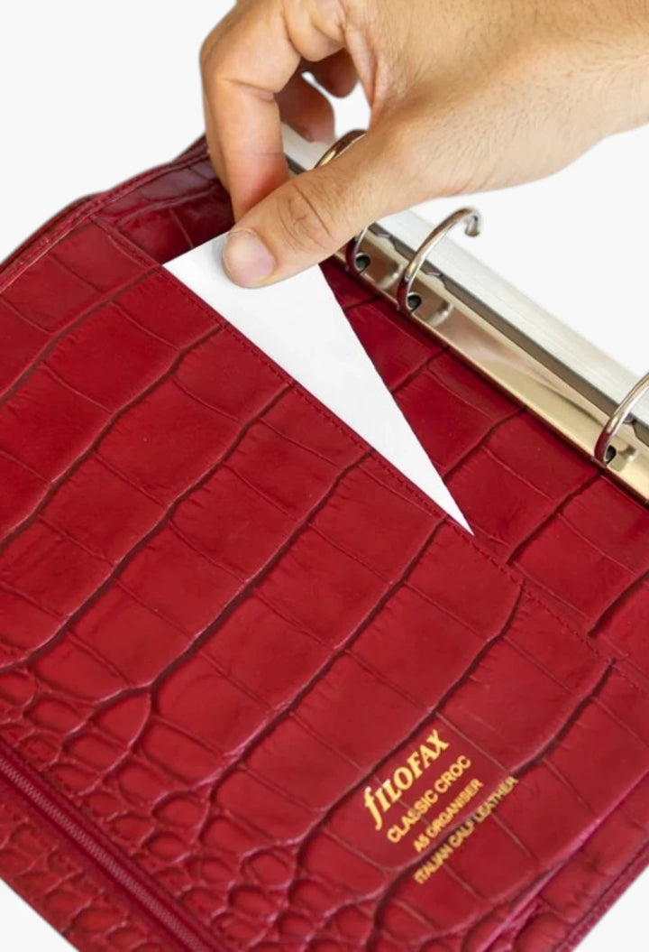 Classic Croc A5 Leather Organizer