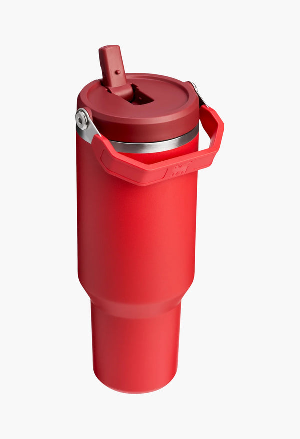 Chili Red - The IceFlow™ Flip Straw Tumbler | 40 OZ