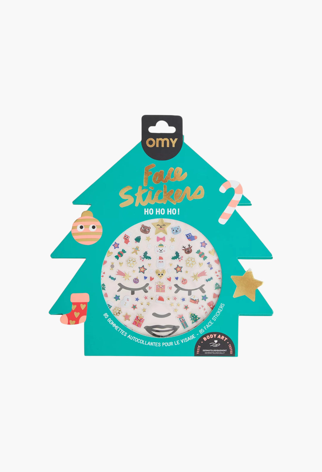 Christmas Face Stickers - GLAM MODA