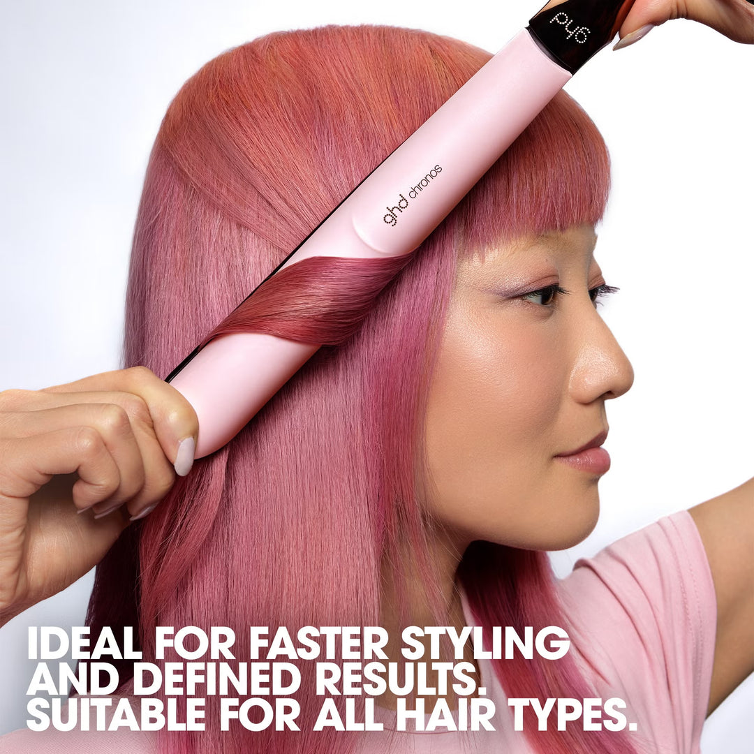 Chronos - Charity Limited Edition Hair Straightener in Pink Sorbet - GLAM MODA