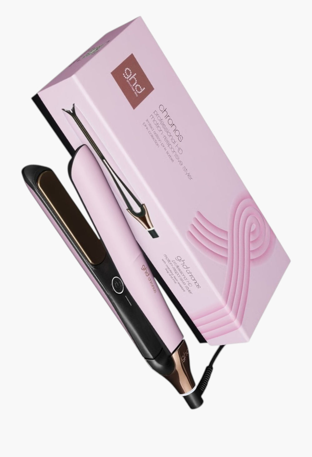 Chronos - Charity Limited Edition Hair Straightener in Pink Sorbet - GLAM MODA