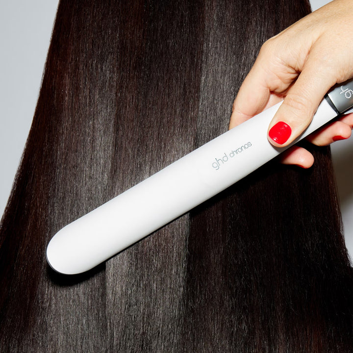 Chronos Hair Straightener - White - GLAM MODA