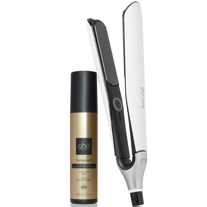 Chronos Hair Straightener - White - GLAM MODA