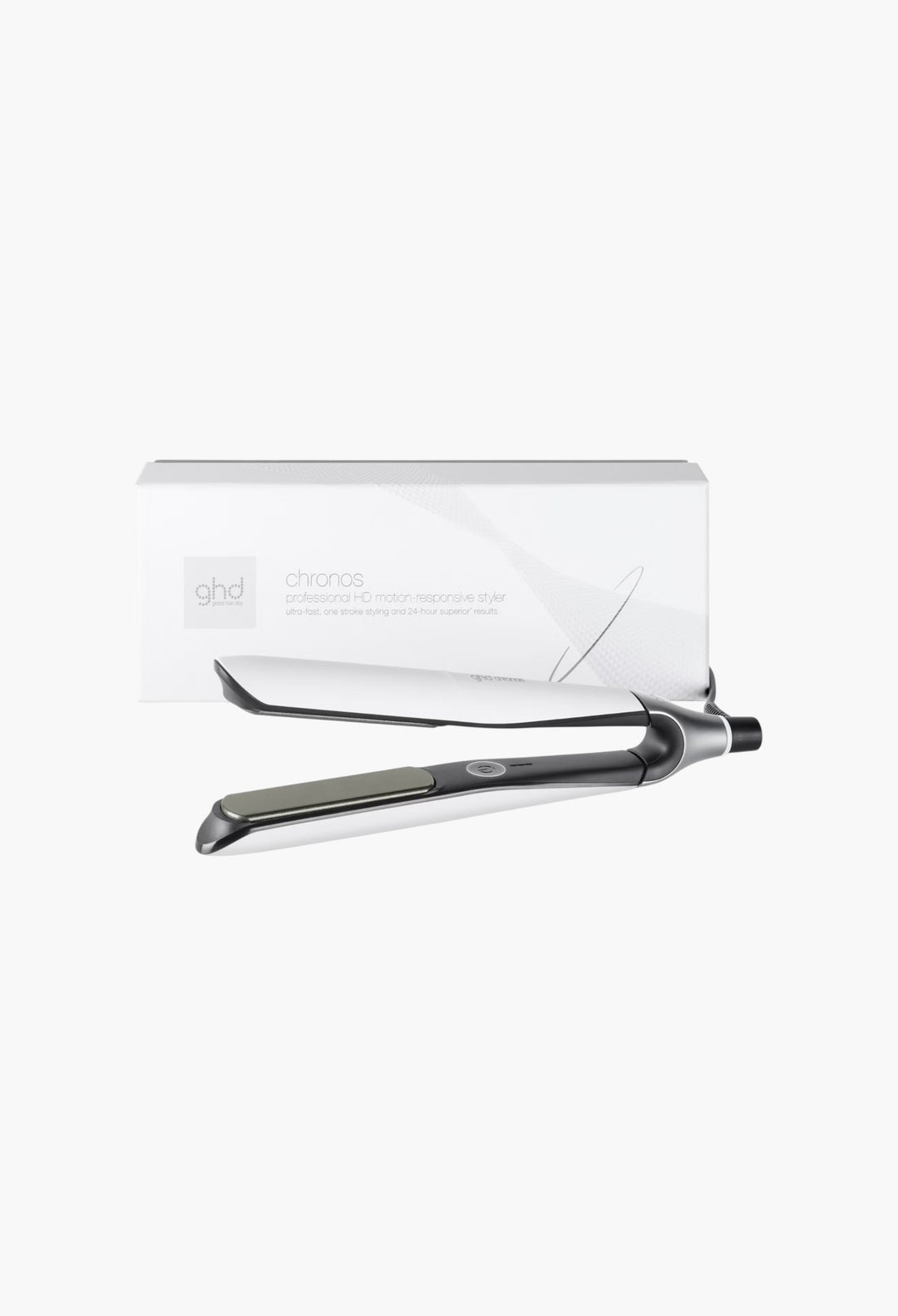 Chronos Hair Straightener - White - GLAM MODA