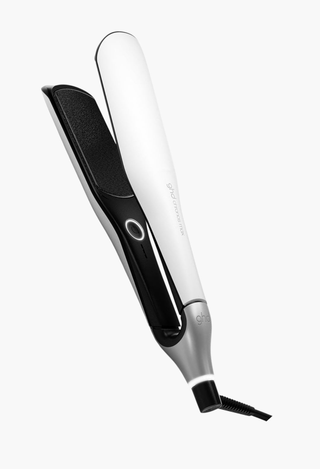 Chronos Max Wide Plate Hair Straightener White - GLAM MODA