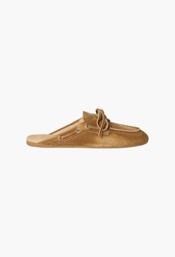 Cinnamon - Faded Suede Mules