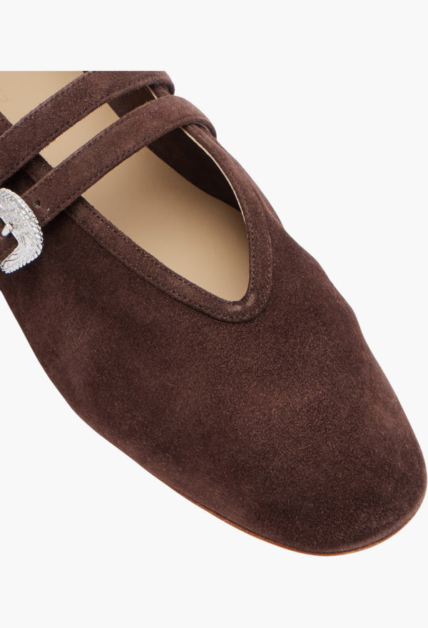 Claudia suede ballet flats