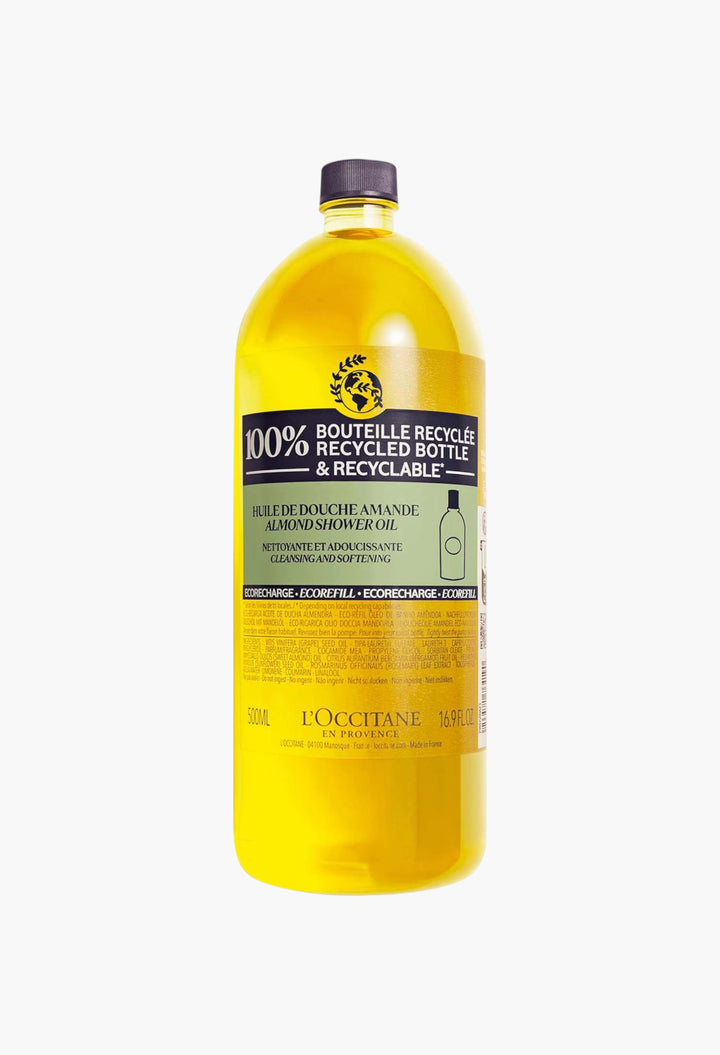 Cleansing And Softening Refillable Shower Oil With Almond Oil - GLAM MODA