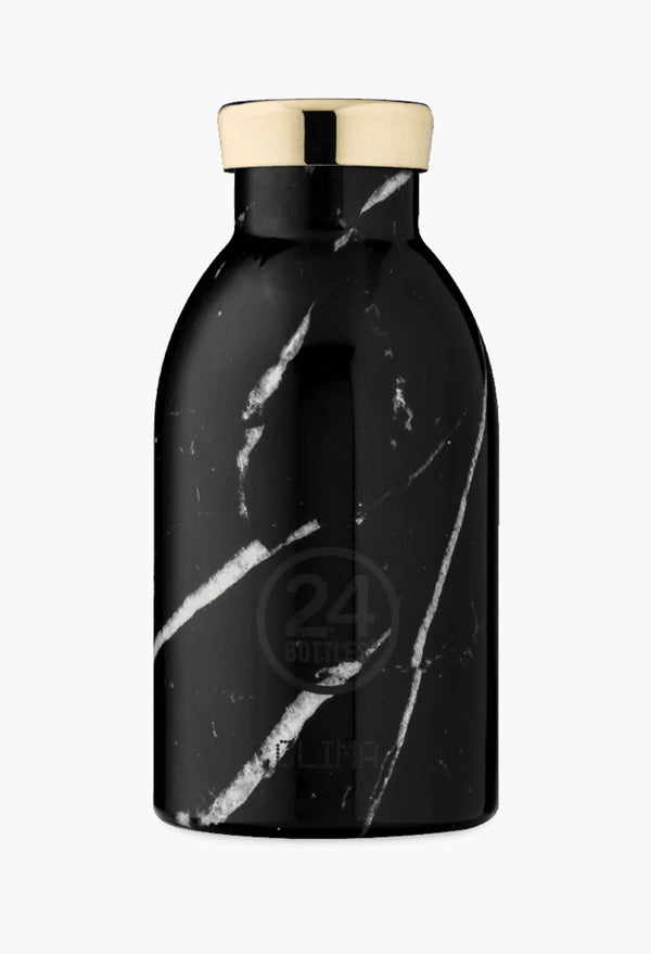 Clima Bottle Black Marble 330 ml
