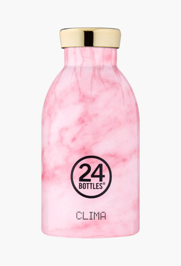 Clima Bottle Marble Pink 330 ml