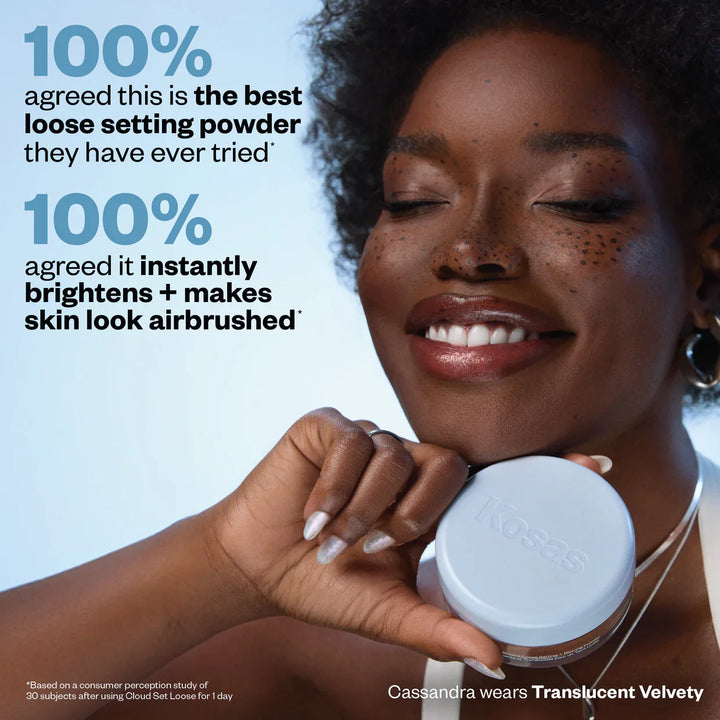 Cloud Set Loose Translucent Talc-Free Setting + Blurring Powder - GLAM MODA