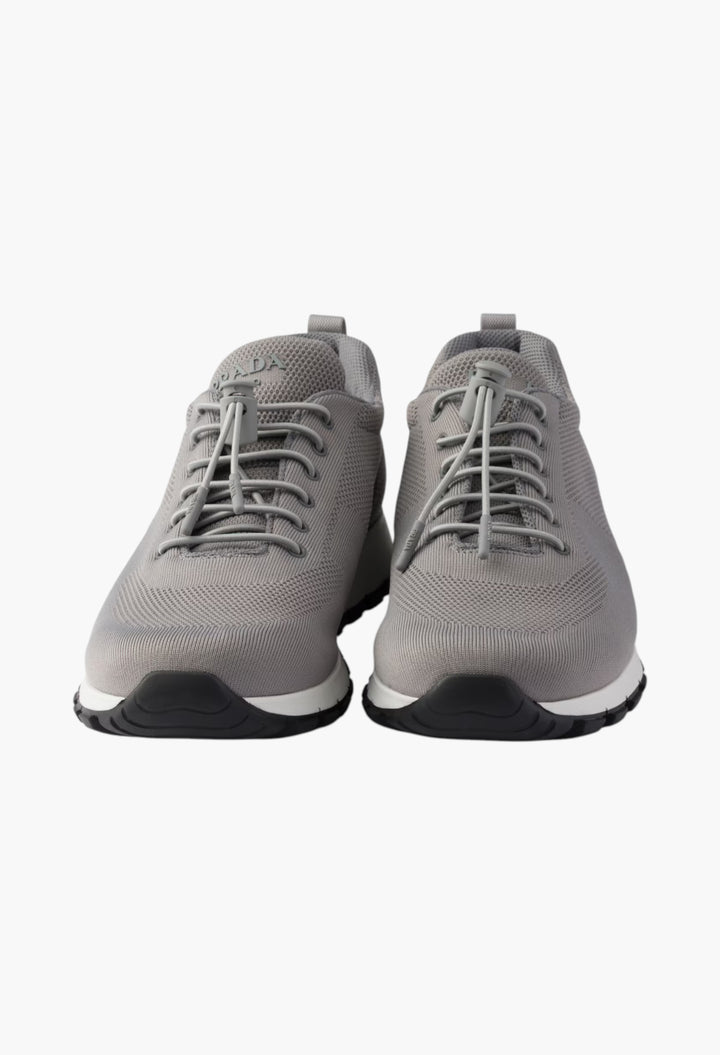 Cloudy Gray - Stretch Knit Sneakers - GLAM MODA