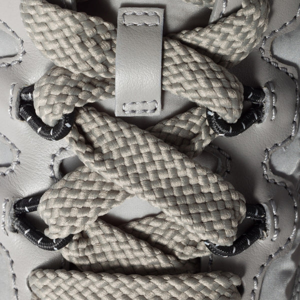 Cloudy Gray - Tyre technical fabric and suede sneakers