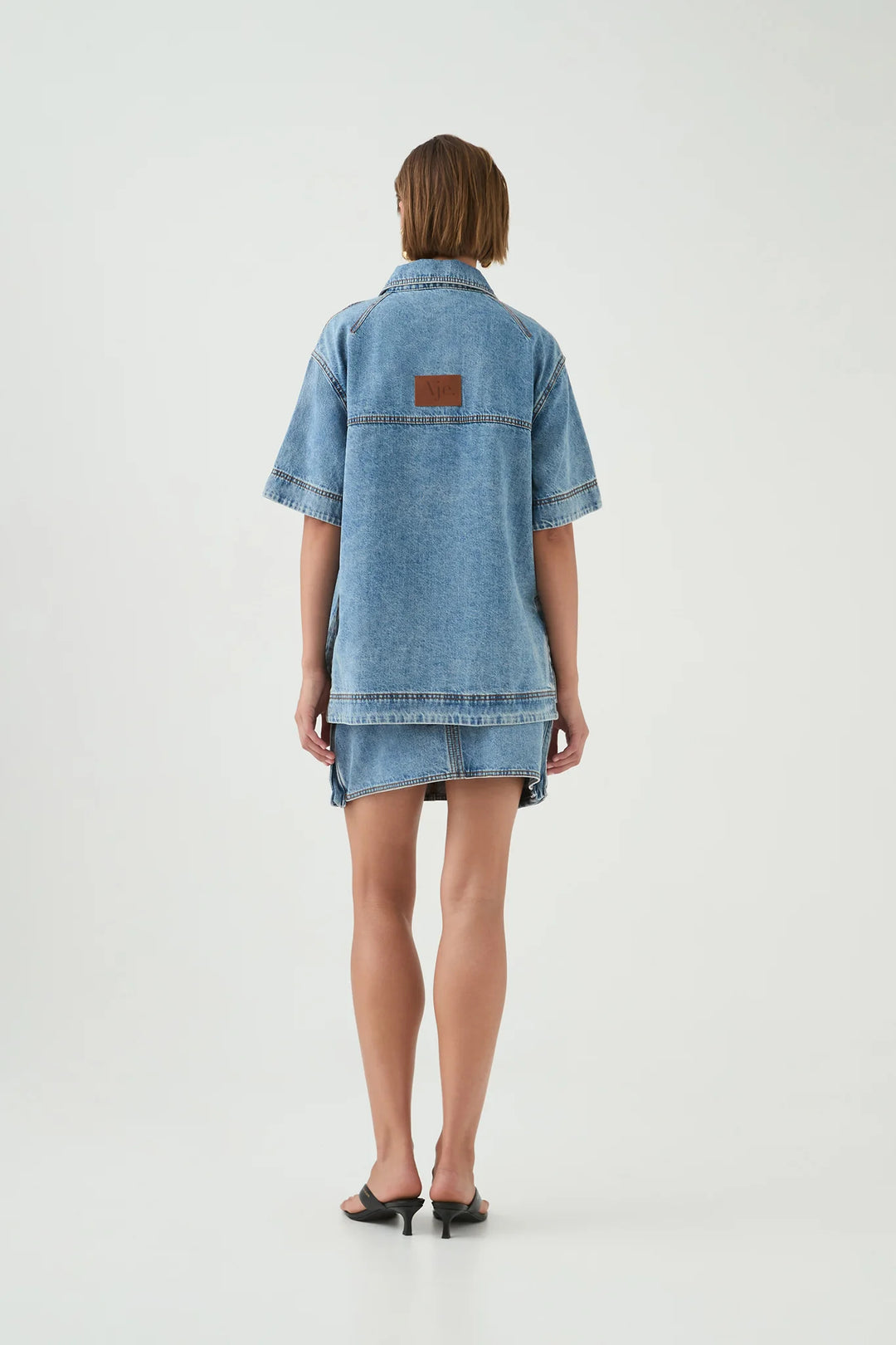Coastal wash - Juno Denim Shirt - GLAM MODA