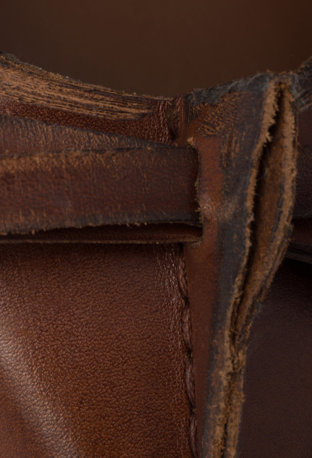 Cocoa Brown - Antiqued Leather Pumps - GLAM MODA