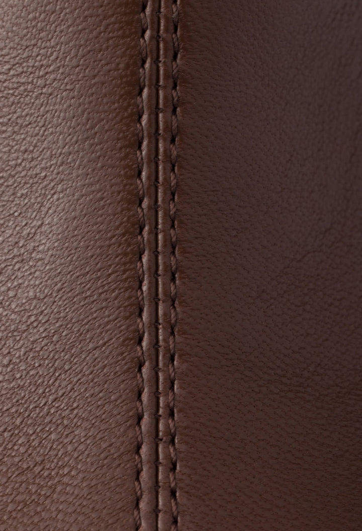 Cocoa Brown - Nappa Leather Booties - GLAM MODA