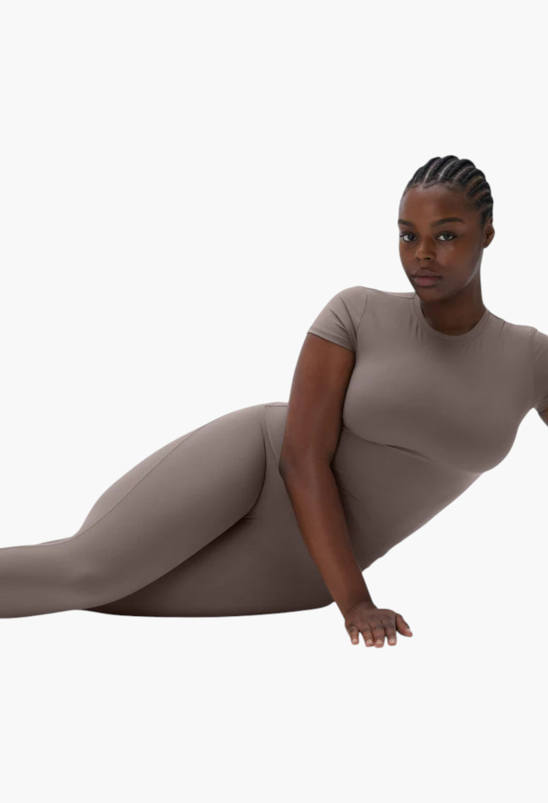 Cocoa Brown - Ultimate Short Sleeve Top - GLAM MODA