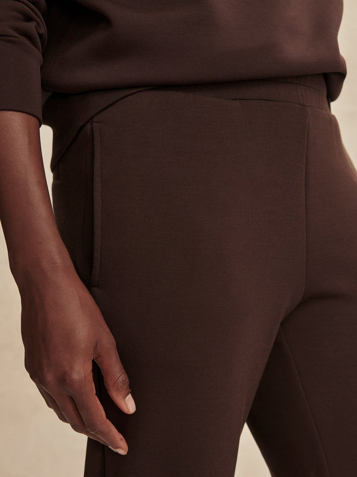 Coffee Bean - The Slim Cuff Pant 30" - GLAM MODA