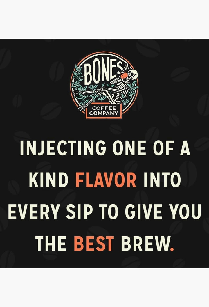 Bones Coffee Company Decaf Cinnamon Roll Decaffeinated Flavored Coffee
