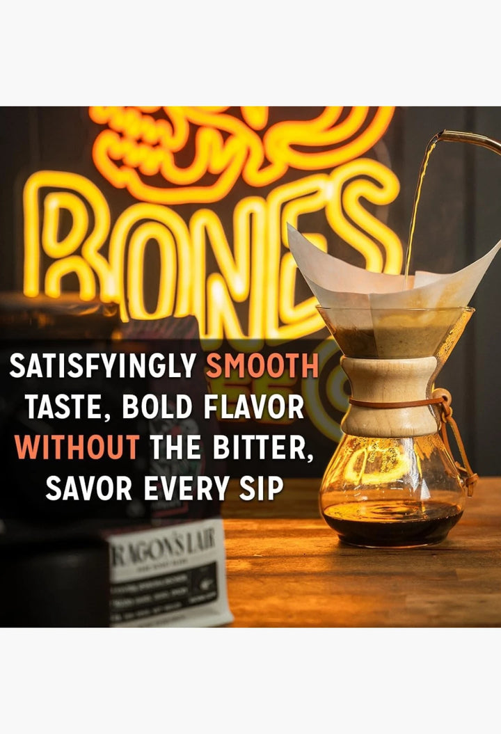 Bones Coffee Company Decaf Cinnamon Roll Decaffeinated Flavored Coffee