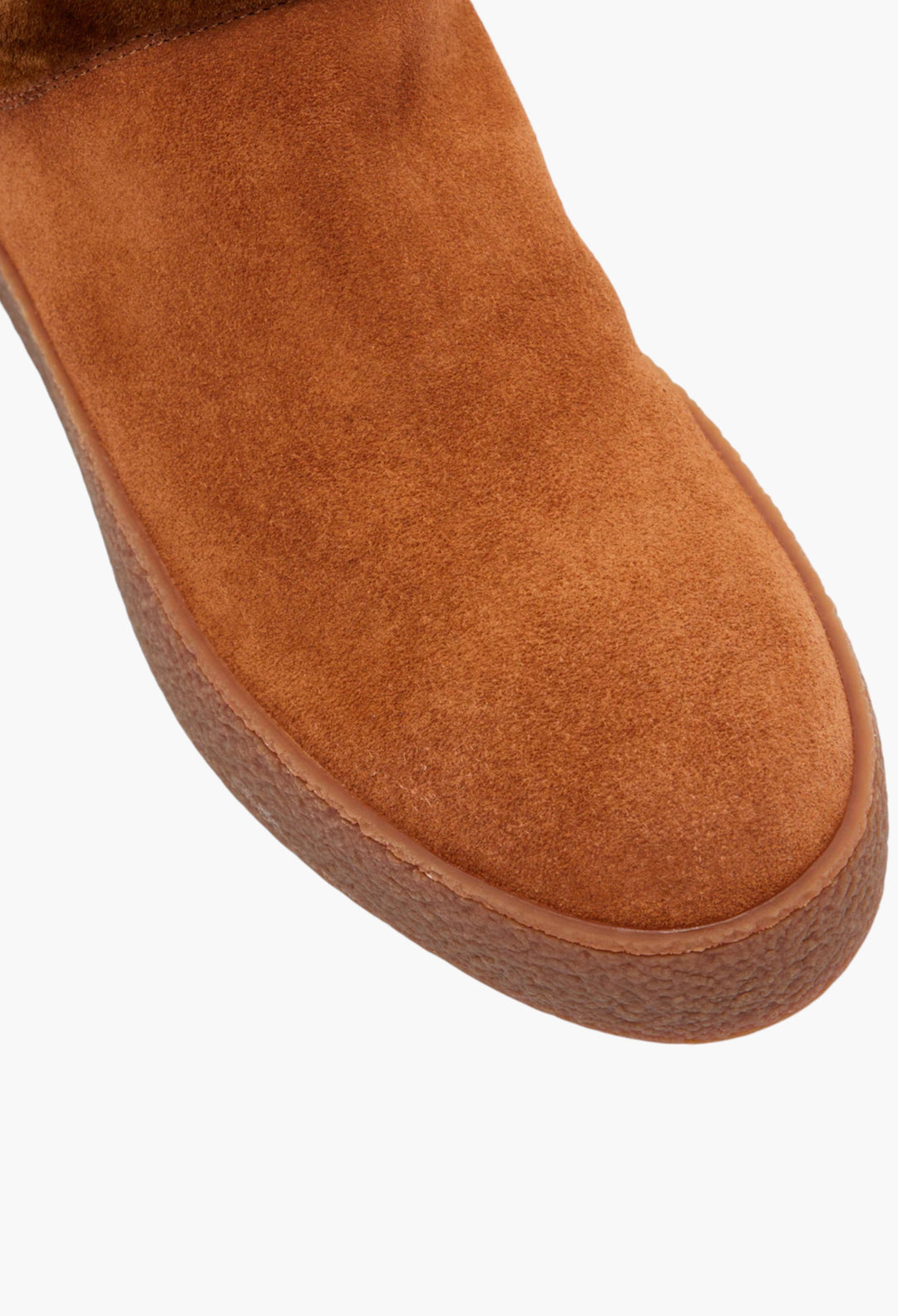 Cognac - Lucerne Suede Ankle Boots - GLAM MODA