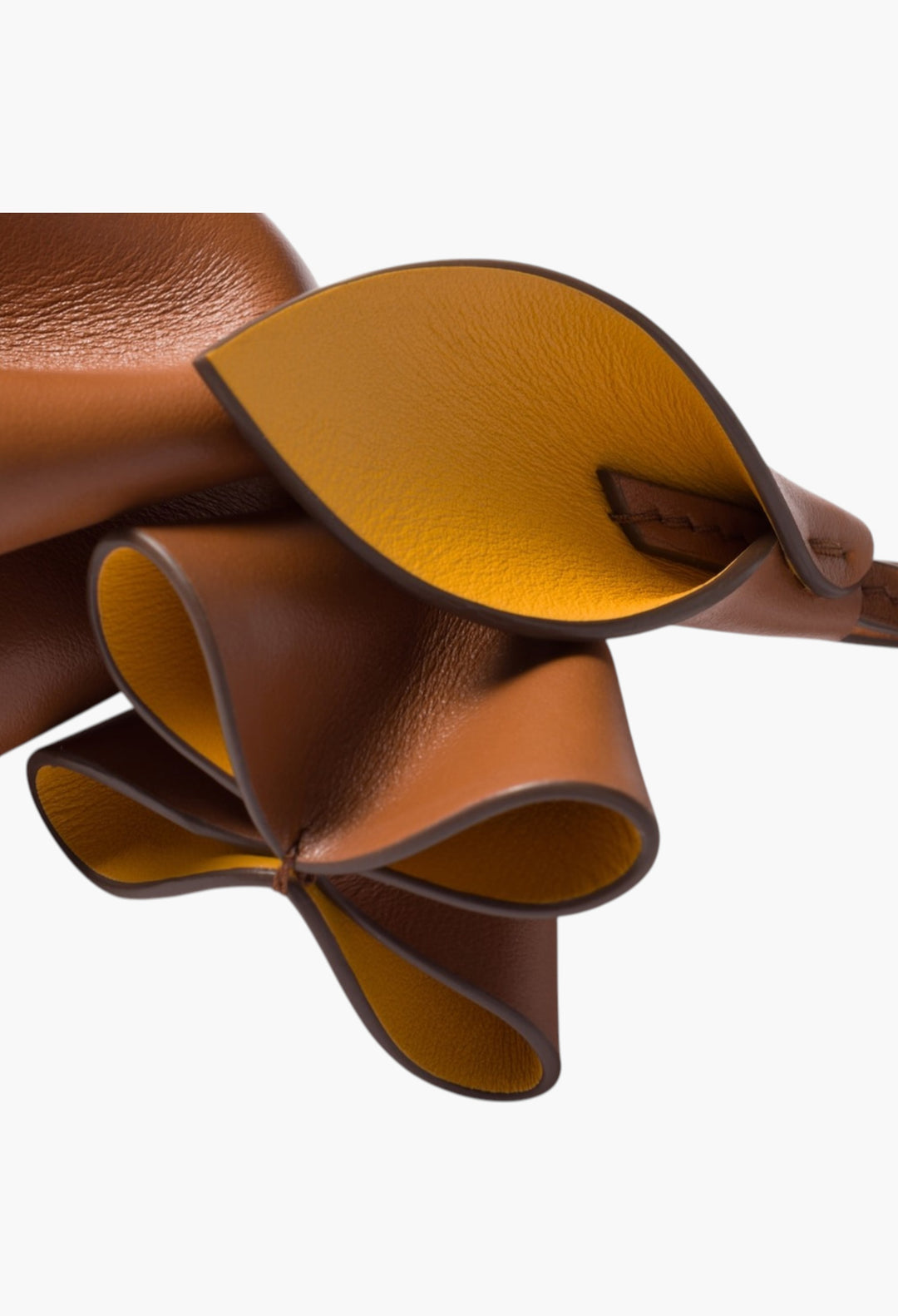 Cognac/Ochre - Leather Trick - GLAM MODA