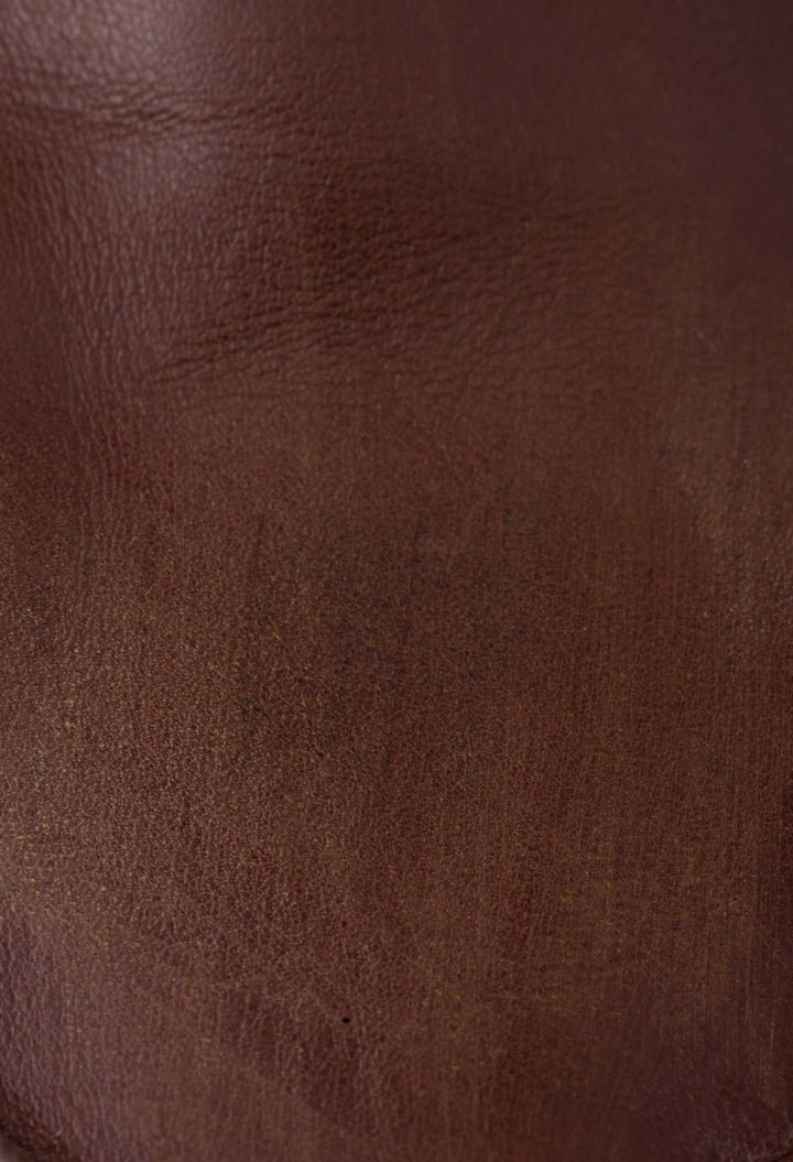 Cognac - Shuffle Antiqued Leather Loafers - GLAM MODA