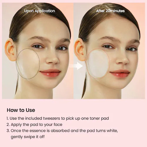 Collagen Gel Toner Pads for Pore Minimizing & Firming Care - GLAM MODA