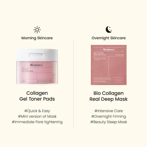 Collagen Gel Toner Pads for Pore Minimizing & Firming Care - GLAM MODA