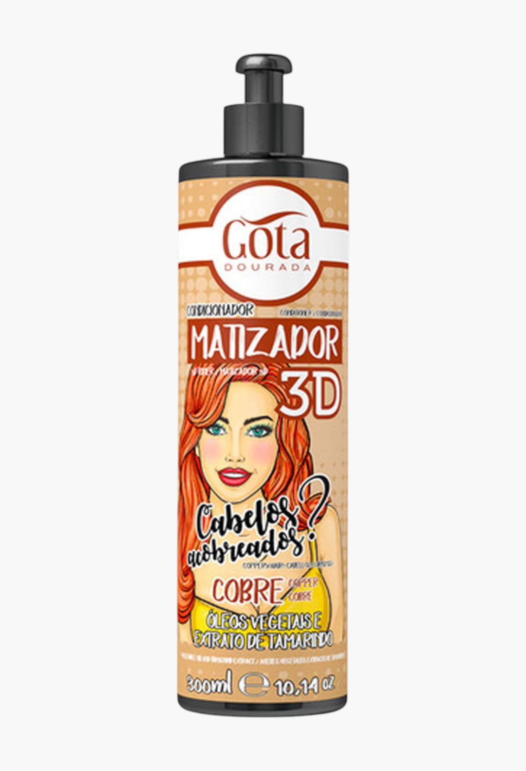 Conditioner Matizer 3D - Copper - GLAM MODA