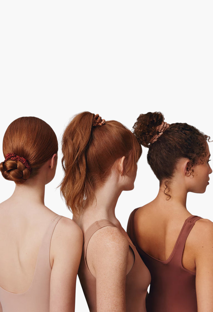 Copper - Slip Pure Silk Skinny Scrunchies - GLAM MODA