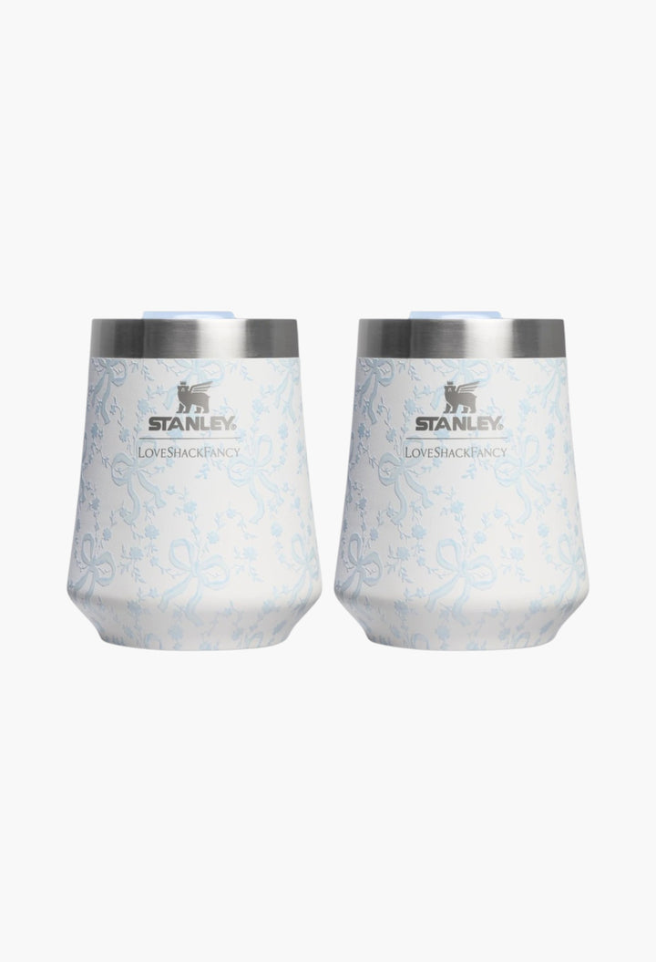 Stanley 1913 x LoveShackFancy Holiday The Reserve Wine Tumbler Set | 11 OZ (2-pack)