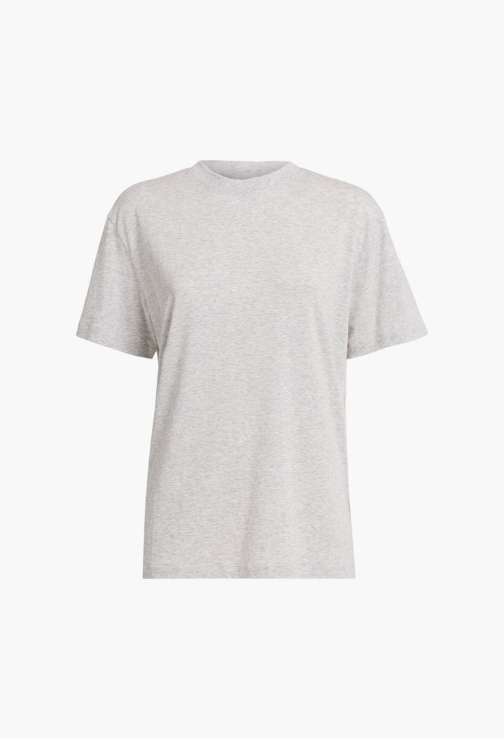 Cotton Blend Boyfriend T-Shirt - GLAM MODA