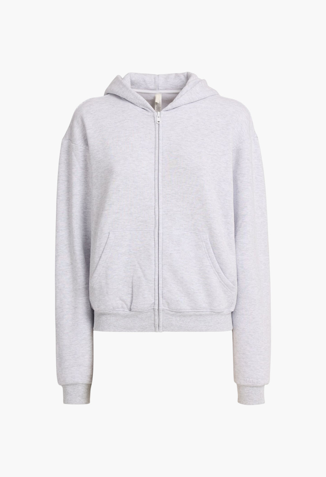Cotton Blend Classic Zip-Up Hoodie - GLAM MODA