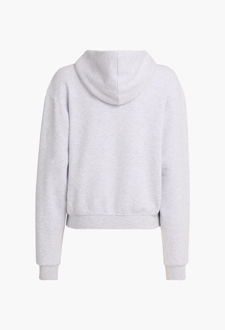 Cotton Blend Classic Zip-Up Hoodie - GLAM MODA