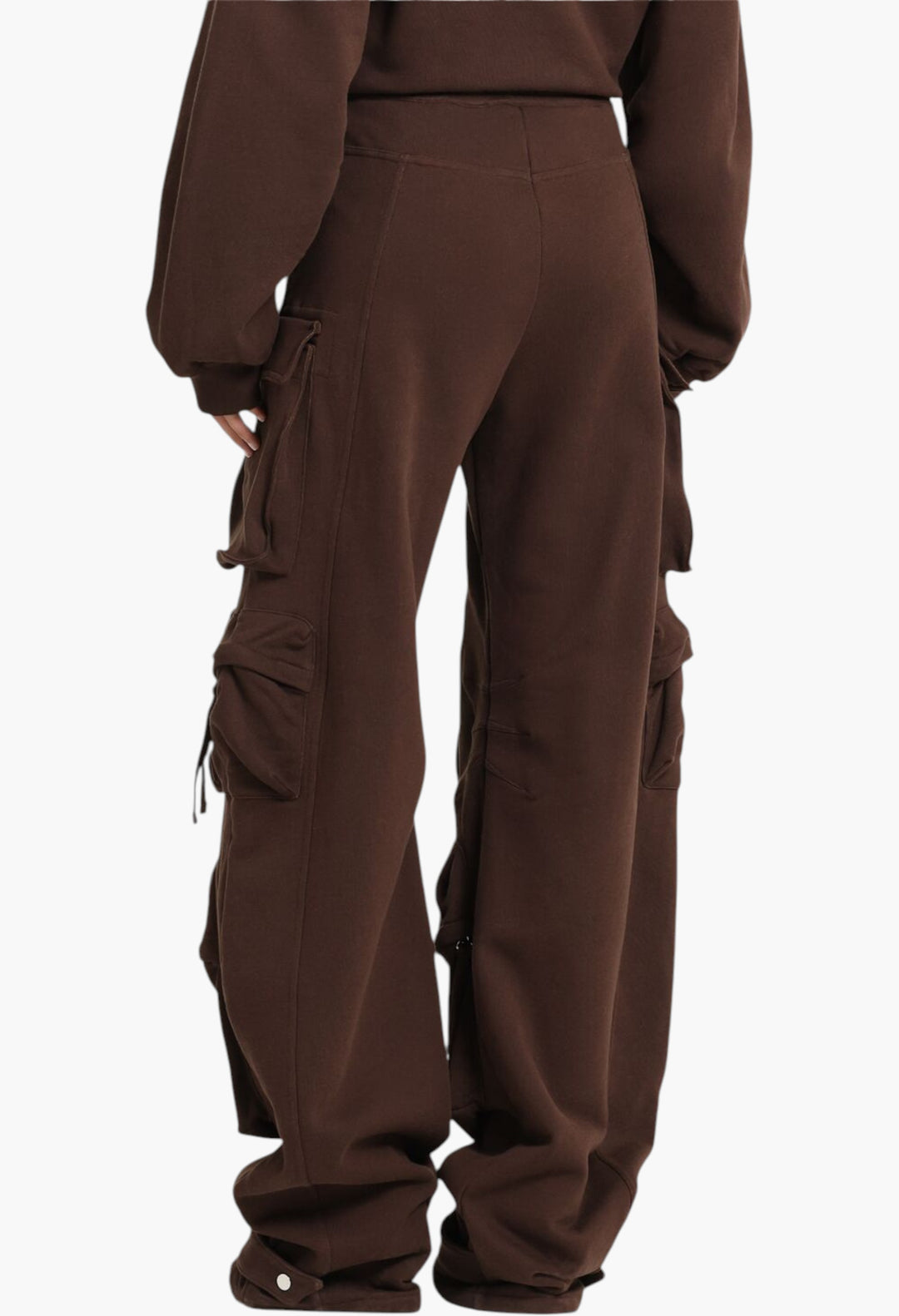 Cotton Jersey Cargo Sweatpants - GLAM MODA