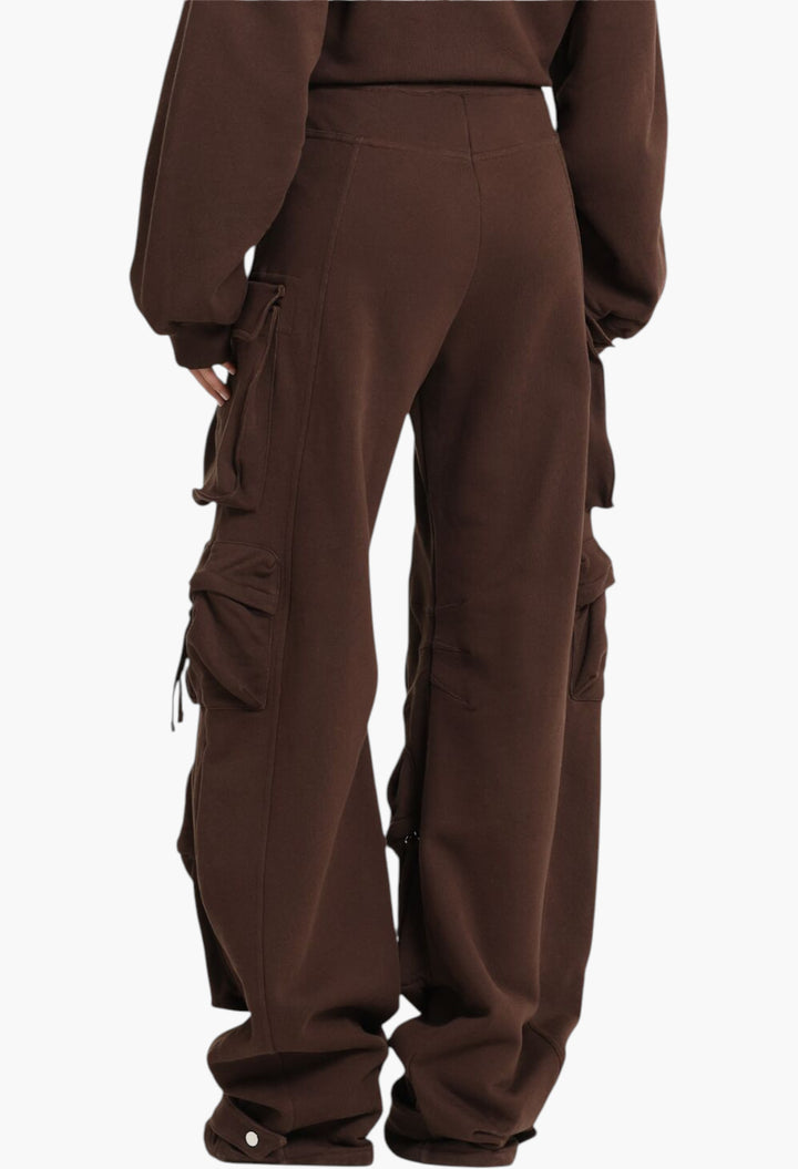 Cotton Jersey Cargo Sweatpants - GLAM MODA
