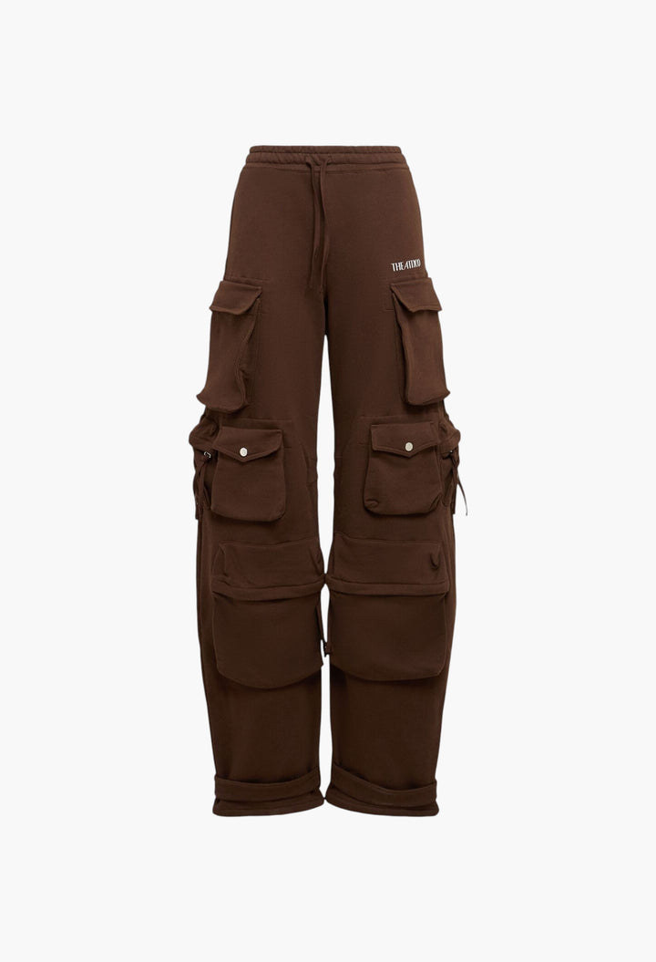 Cotton Jersey Cargo Sweatpants - GLAM MODA