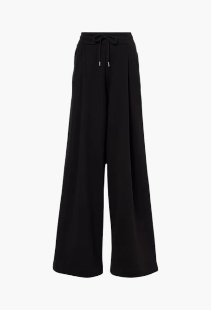 Cotton Wide-Leg Pants - GLAM MODA