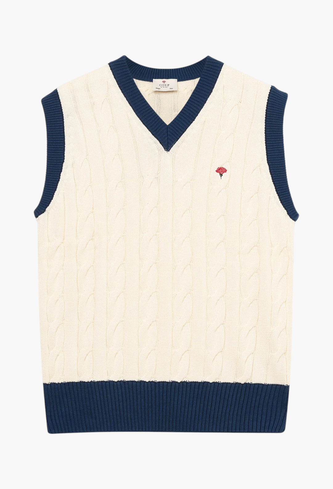 Coup Vest – Off White - GLAM MODA