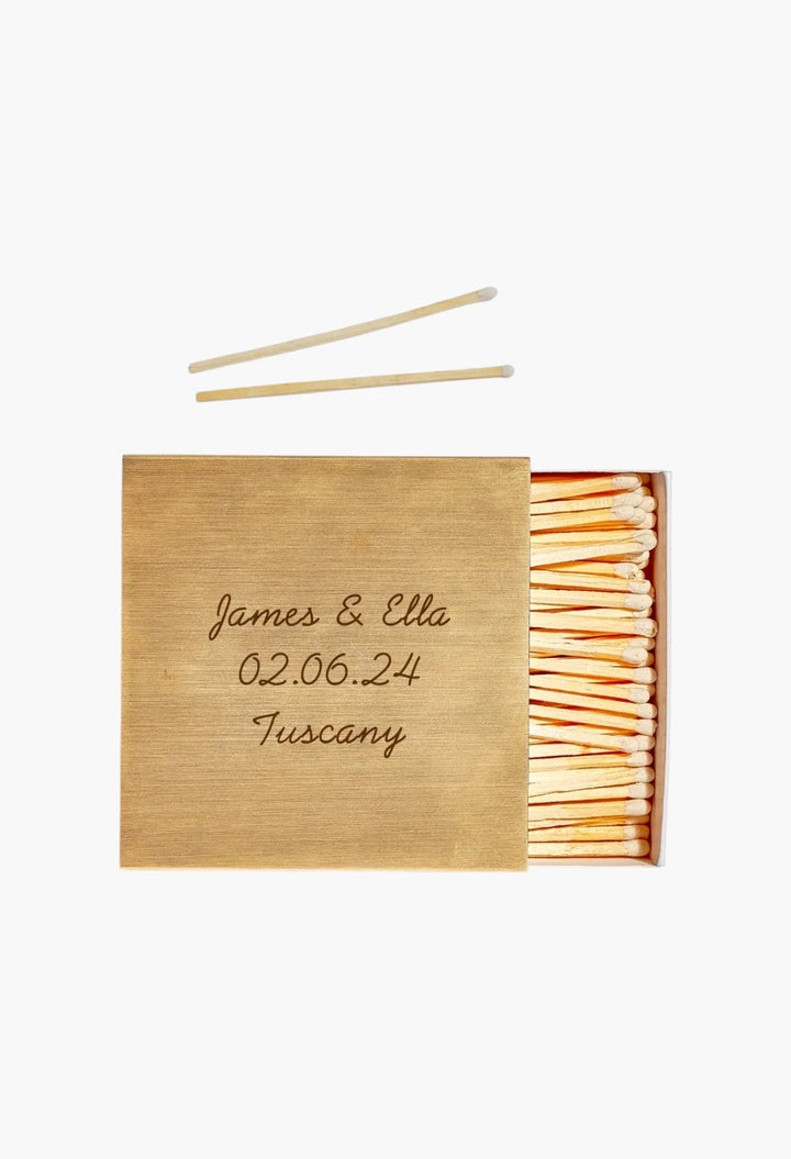Large Brass Matchbox Cover