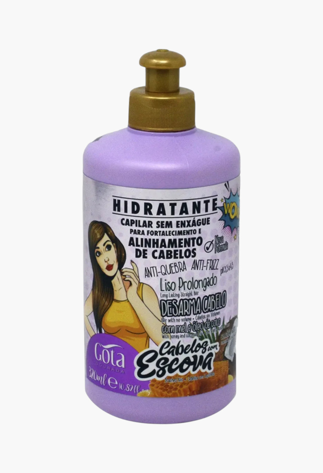 Cream Combing Hair With A Brush - GLAM MODA