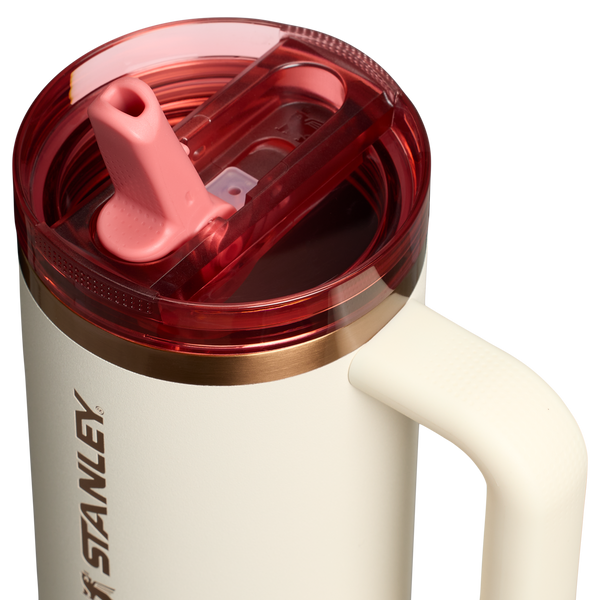 Cream Rose Gold - The Quencher ProTour Flip Straw Tumbler | 30 OZ